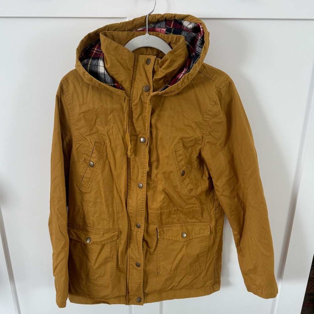 Flannel & Mustard Yellow Fall Jacket